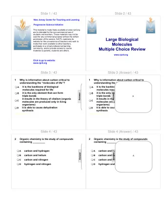 Large Biological  permission of the owners. NJCTL maintains its  website for the convenience of