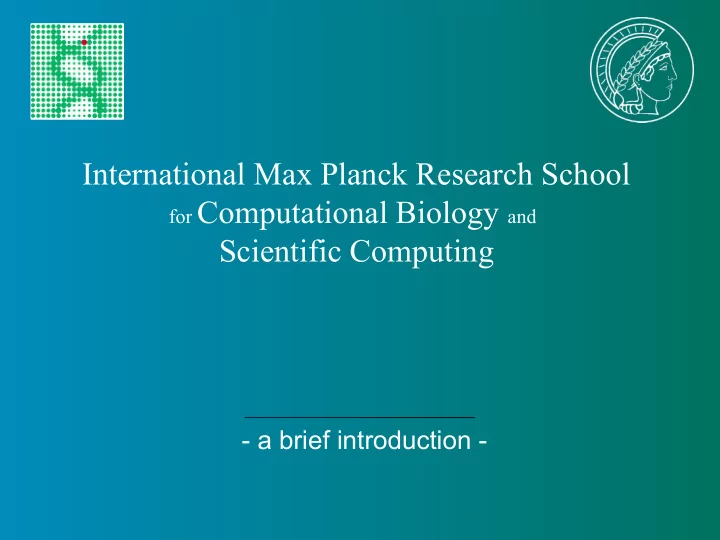 the imprs cbsc