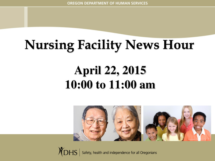 nursing facility news hour