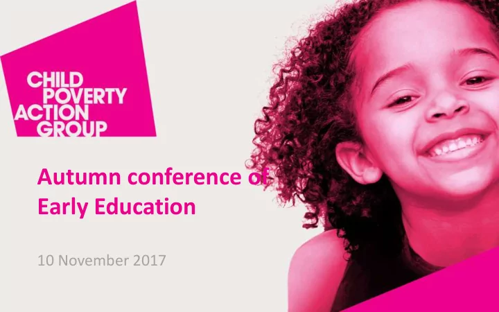 autumn conference of