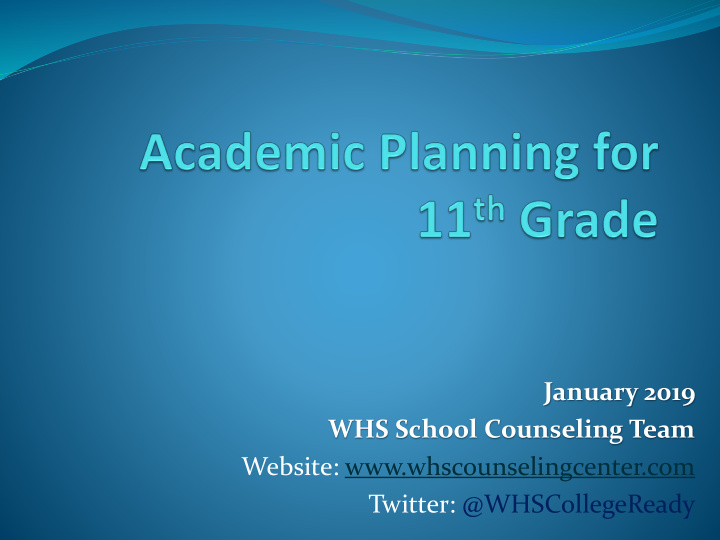 twitter whscollegeready timeline for scheduling
