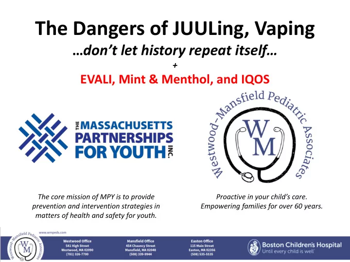the dangers of juuling vaping