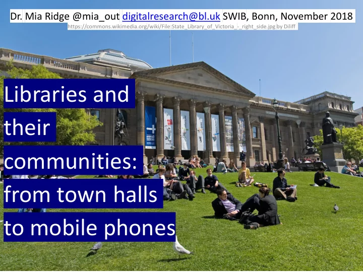 libraries and