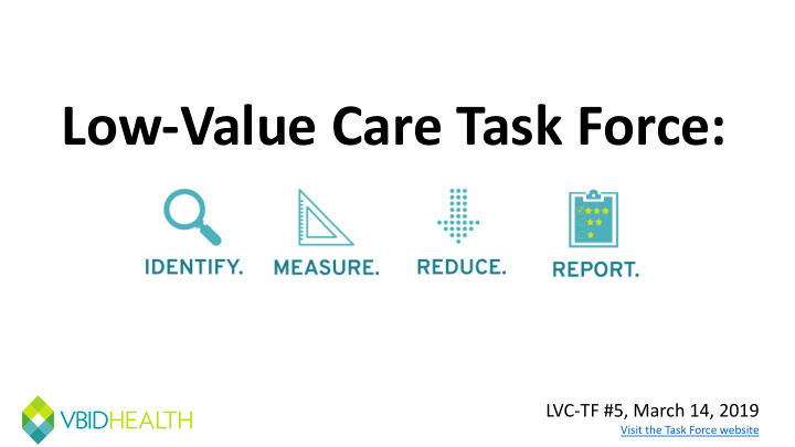 low value care task force