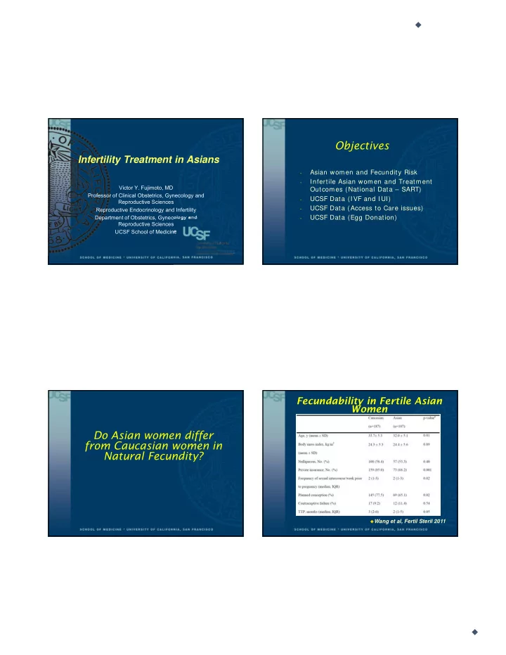 objectives