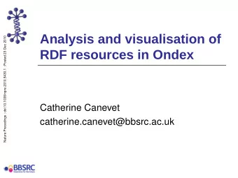 Analysis and visualisation of  Nature Precedings : doi:10.1038/npre.2010.5430.1 : Posted 23 Dec