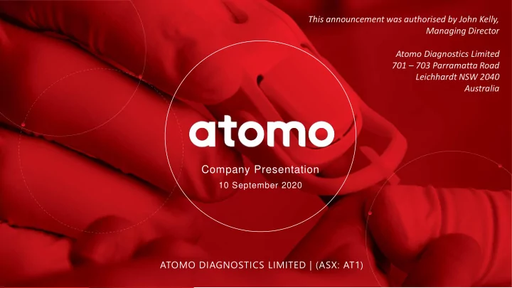 company presentation