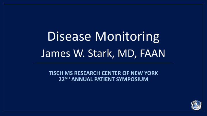 disease monitoring