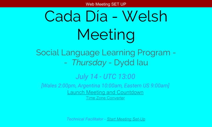 cada d a welsh meeting