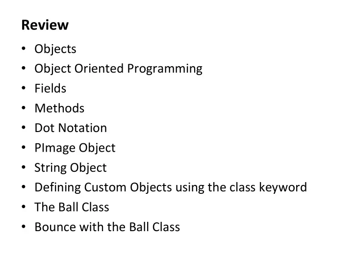 review
