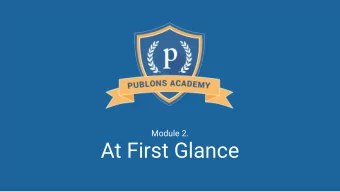 At First Glance  What we will cover:  Structure of research articles  1.  Abstract  2.  Discussion