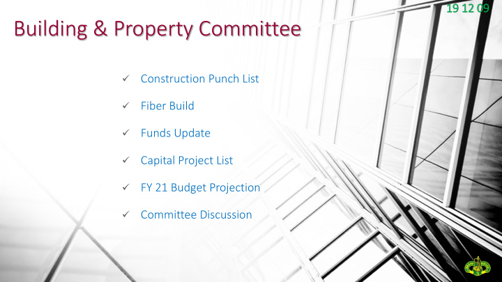 building property committee