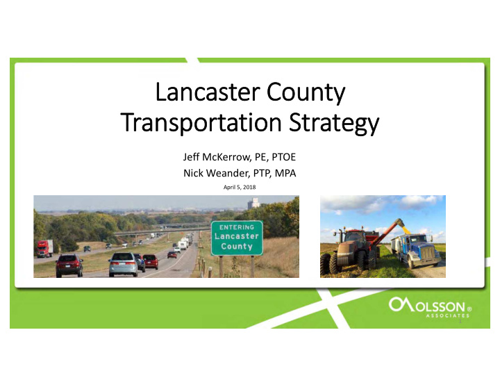 lancaster county transportation strategy