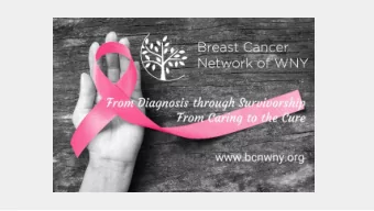 Mission Statement  Our mission is to educate, support, and advocate for  individuals with breast