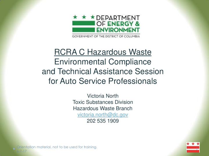 rcra c hazardous waste