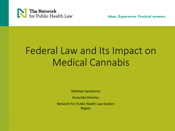 federal law and its impact on