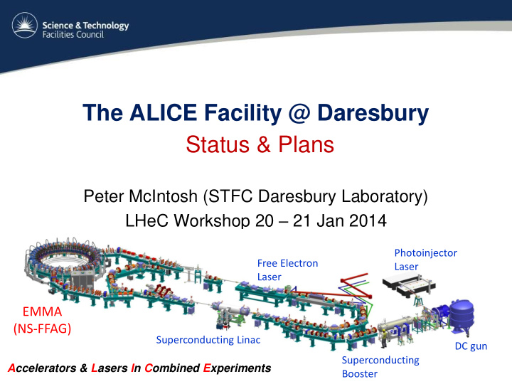 the alice facility daresbury