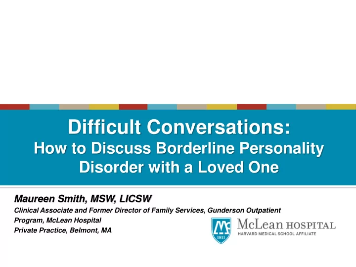 difficult conversations