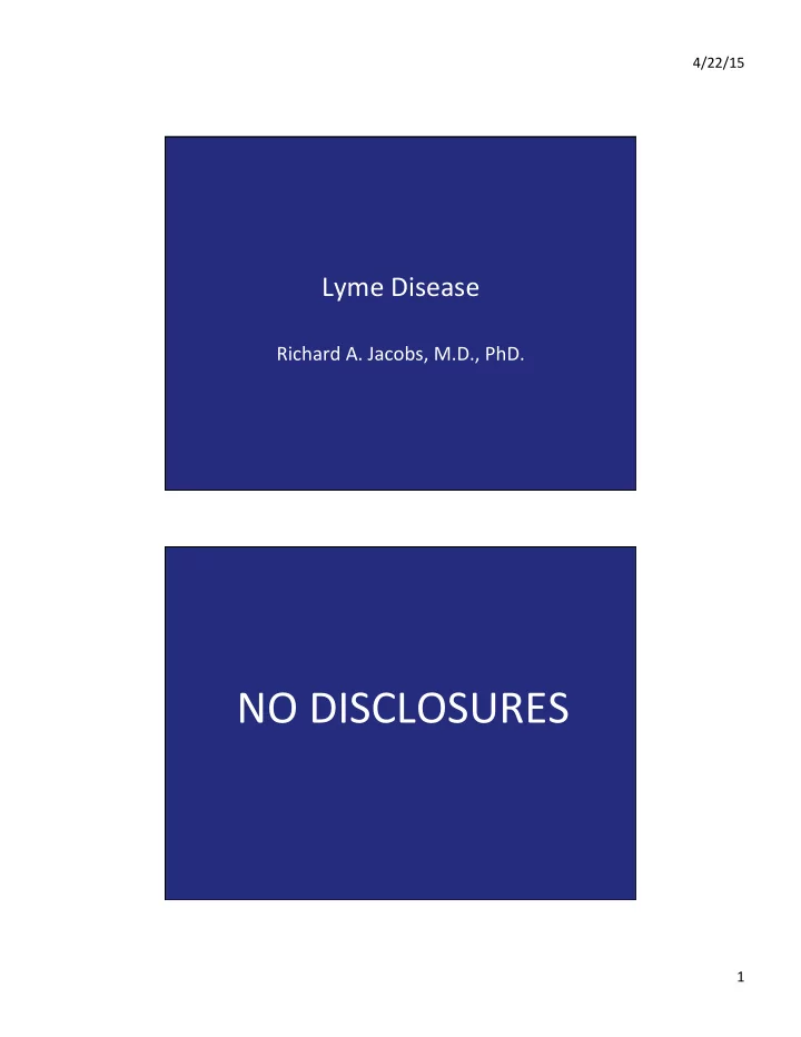 no disclosures