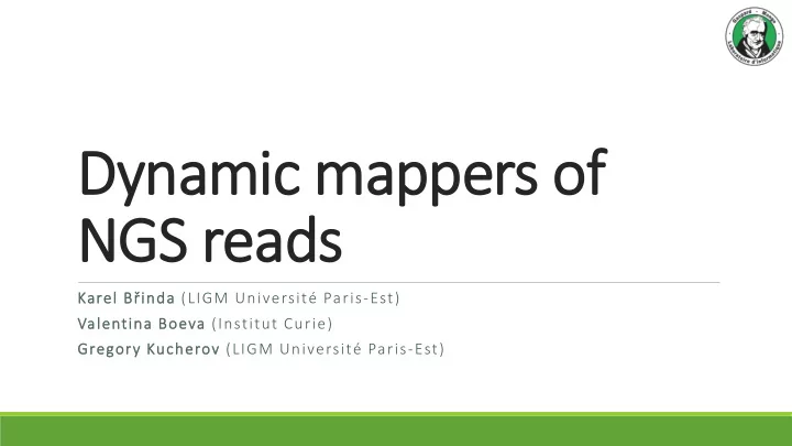 dynamic mappers of ngs reads
