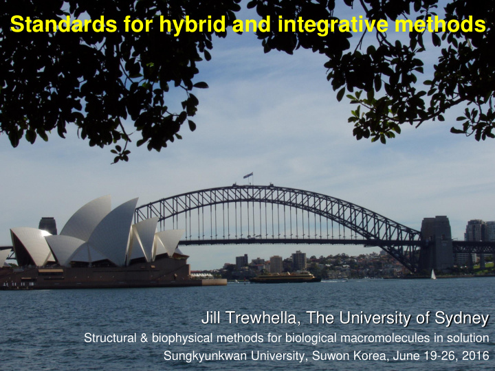standards for hybrid and integrative methods