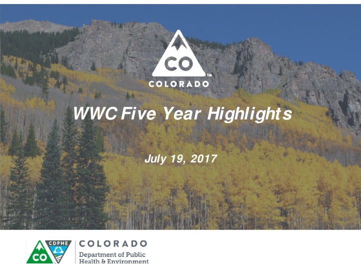 wwc five year highlights