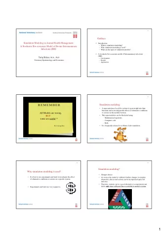 1  7  8  Types of simulation models  Dynamic simulation models    Stochastic vs. deterministic.