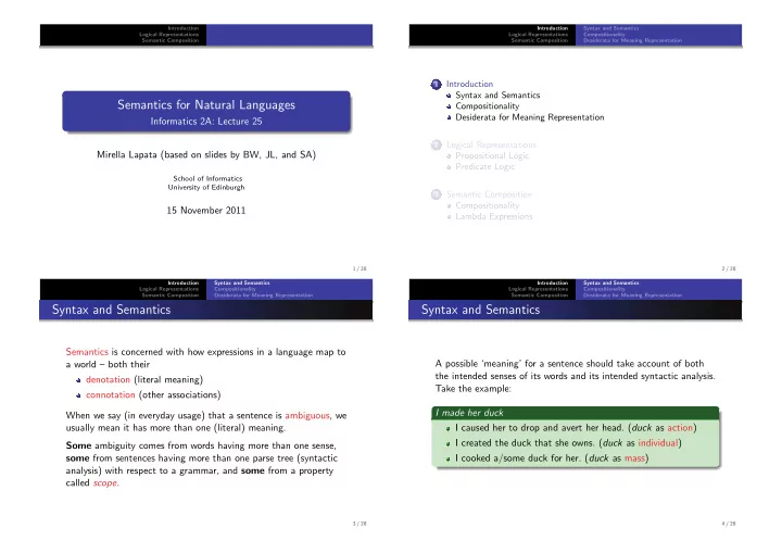 semantics for natural languages