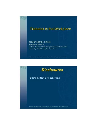 Disclosures  I have nothing to disclose  1  3/12/16  Learning Objectives  Aware of the current