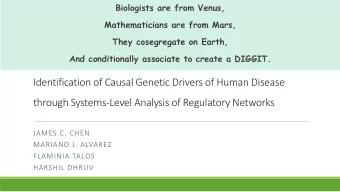 Identification of Causal Genetic Drivers of Human Disease  through Systems-Level Analysis of