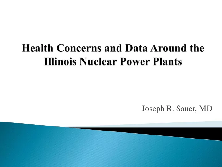 joseph r sauer md