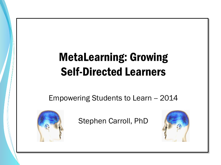self directed learners