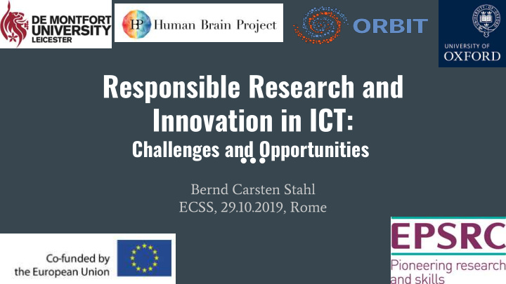 responsible research and innovation in ict