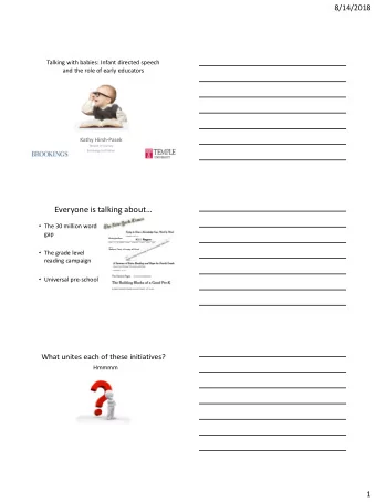 Everyone is talking about  The 30 million word  gap  The grade level  reading campaign