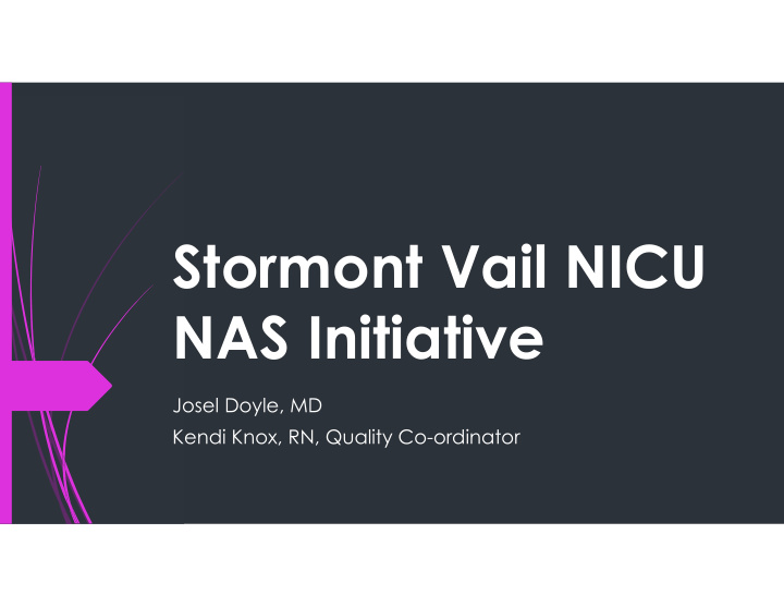 stormont vail nicu nas initiative