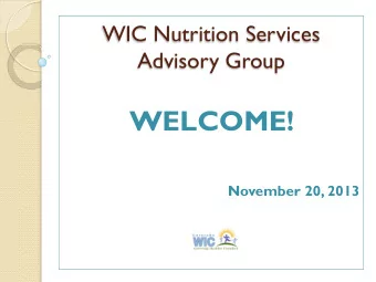 WELCOME! November 20, 2013  Roll Call  Recap  This Groups goal  Progress thus far  This