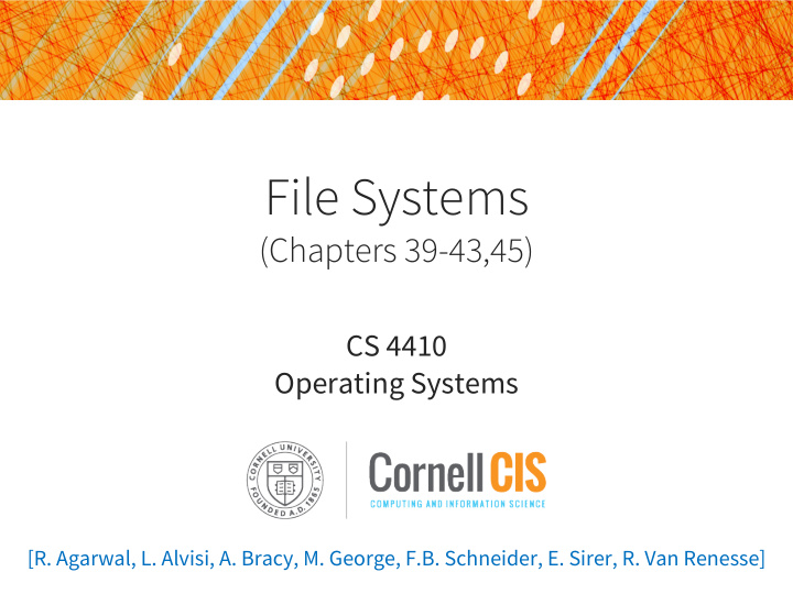 file systems