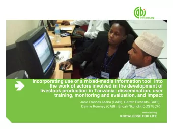 Incorporating use of a mixed-media information tool  into  the work of actors involved in the