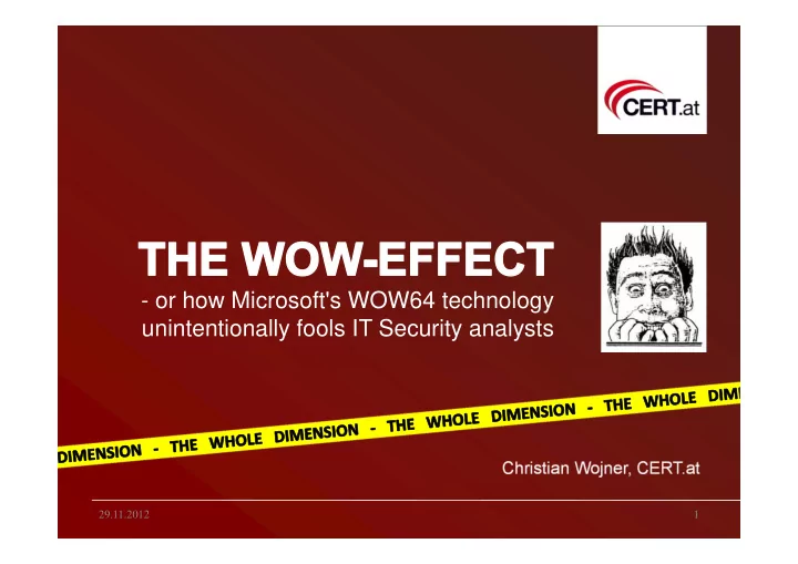 or how microsoft s wow64 technology unintentionally fools