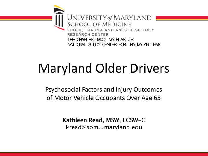maryland older drivers