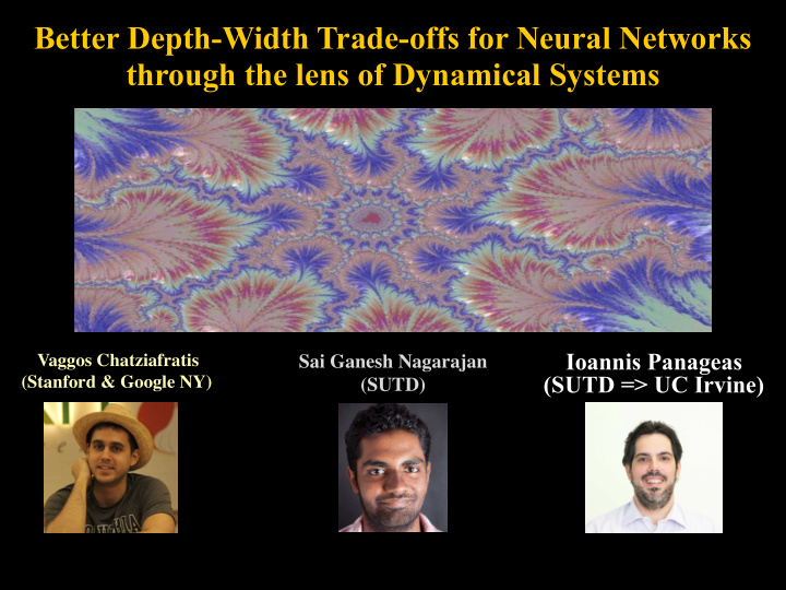 better depth width trade offs for neural networks through