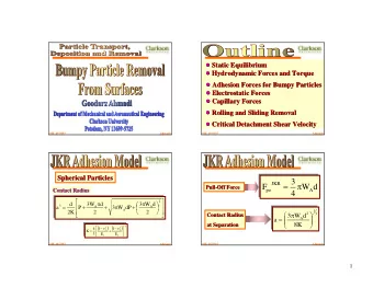 3  =    JKR  F  W  d  Pull-  -Off Force  Off Force  Pull  Contact Radius  Contact Radius  po  A