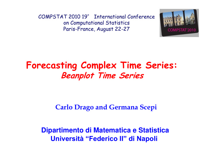 forecasting complex time series