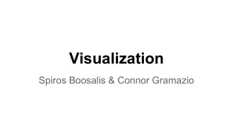 Visualization  Spiros Boosalis &amp; Connor Gramazio  Amanda Cox @ MIT, Tues Nov. 12  Very Small