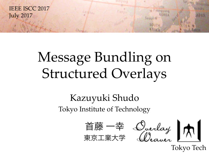 message bundling on structured overlays