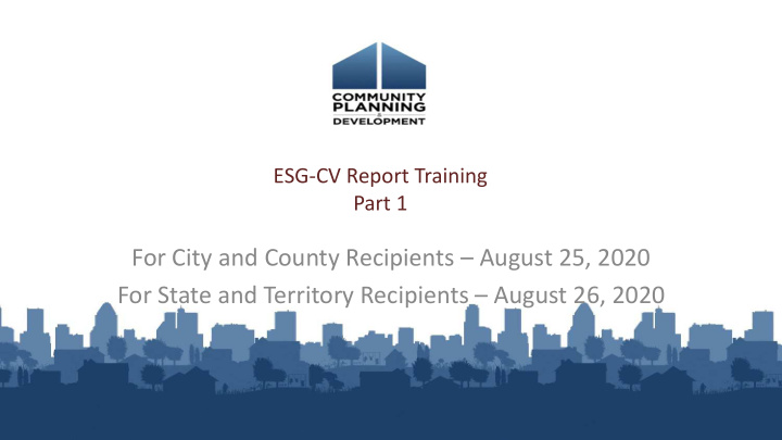 for city and county recipients august 25 2020 for state