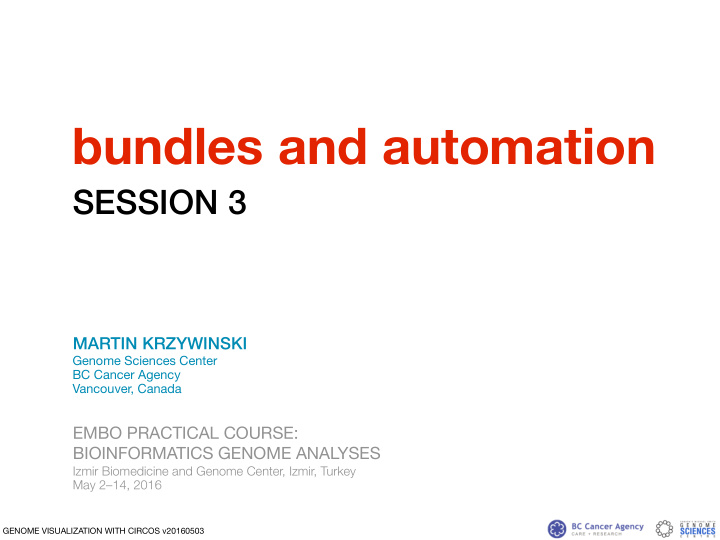 bundles and automation