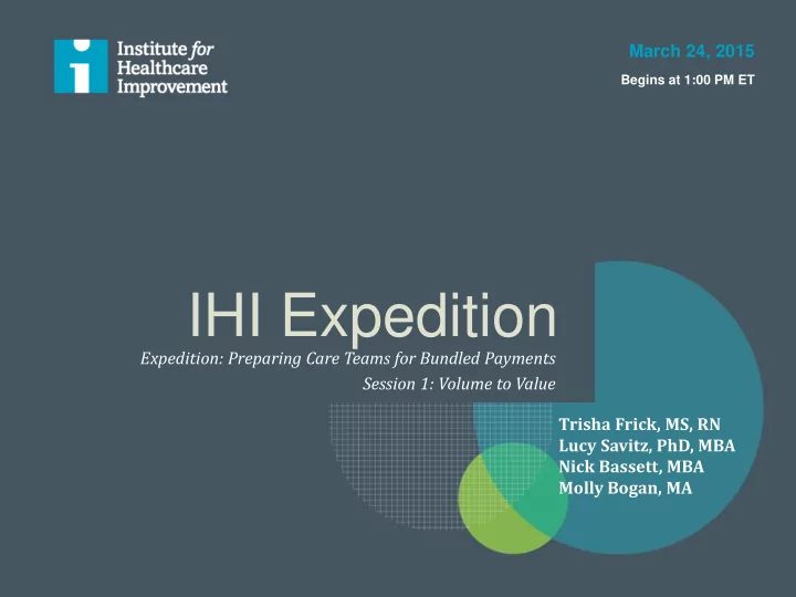 ihi expedition