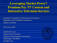 leveraging market power leveraging market power premium