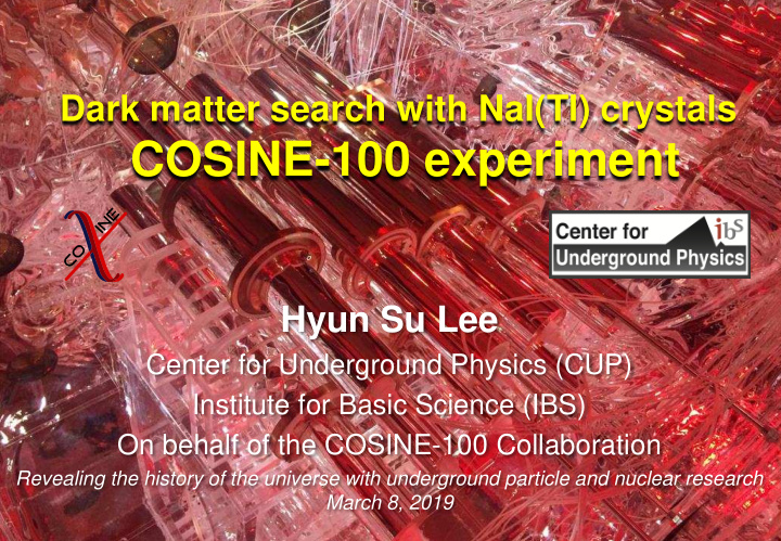 cosine 100 experiment